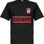 Kroatië Team T-Shirt - Zwart  - L