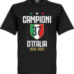 Campioni D'Italia 37 T-Shirt - Zwart - XXXXL