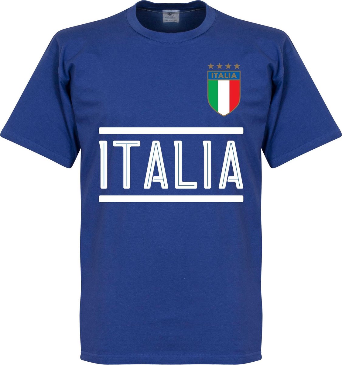 1126x1200-210 Italië Team T-Shirt - Blauw - XXL - Afbeelding 1