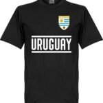 Uruguay Keeper Team T-Shirt - Zwart  - XXL