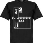 2 Tone Ska T-Shirt - Zwart - XS