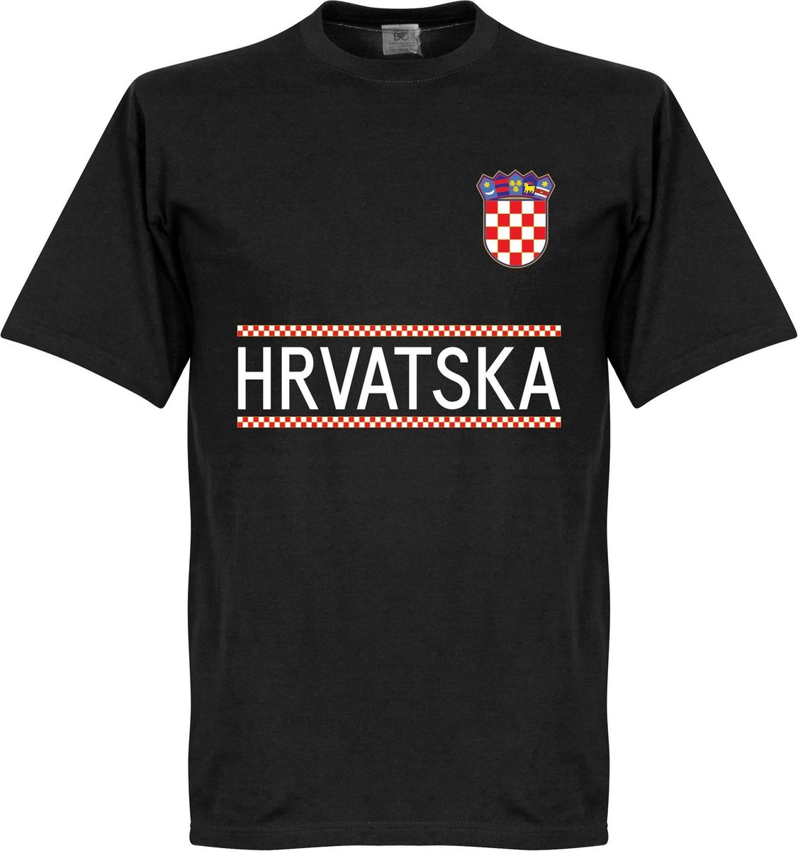 1126x1200-27 Kroatië Keeper Team T-Shirt - Zwart - XXXXL - Afbeelding 1