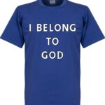 I Belong To God T-Shirt - Blauw - S