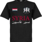 Syrië National T-Shirt - Zwart - S