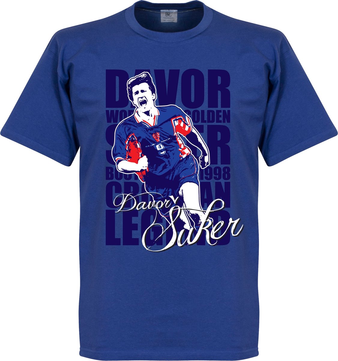 1126x1200-282 Davor Suker Legend T-Shirt - XL - Afbeelding 1