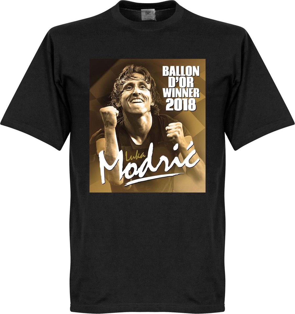 1126x1200-29 Modric Ballon d'Or Winner T-Shirt - Zwart - XS - Afbeelding 1