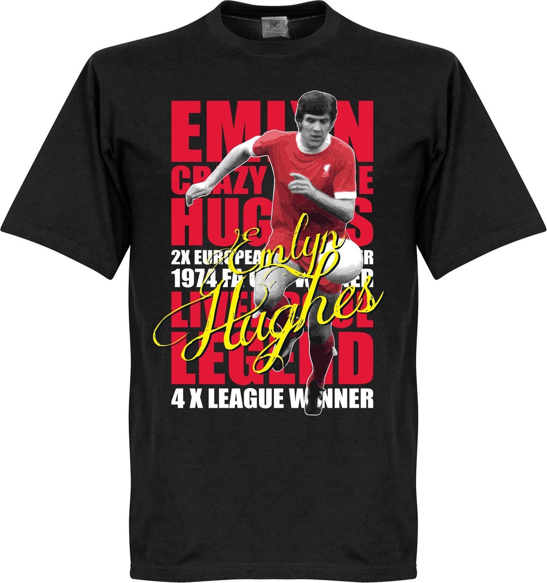 1126x1200-340 Emlyn Hughes Legend T-Shirt - 4XL - Afbeelding 1