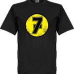 Barry Sheene No7 T-Shirt - Zwart - M