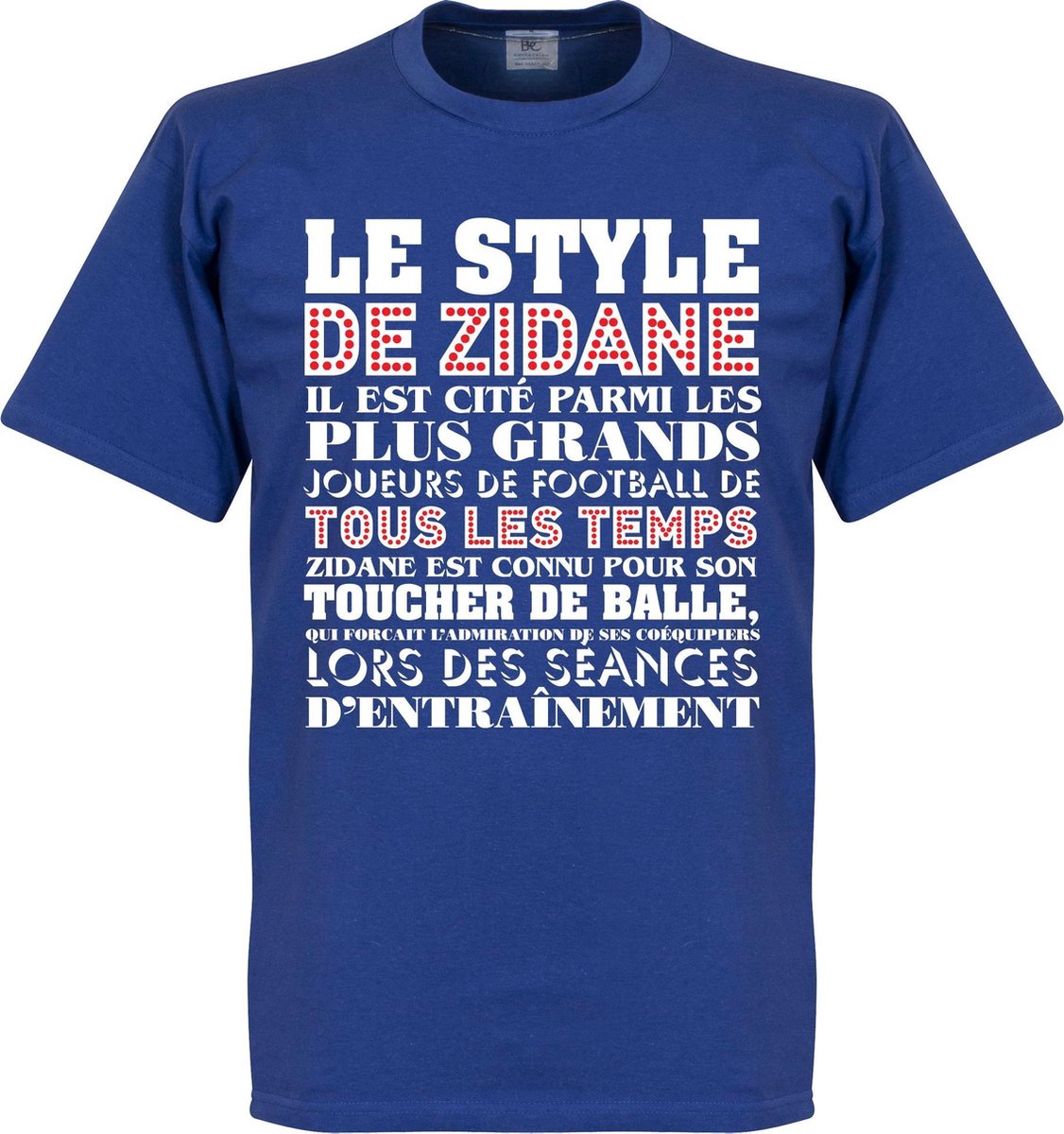 1126x1200-358 Le Style De Zidane T-shirt - L - Afbeelding 1
