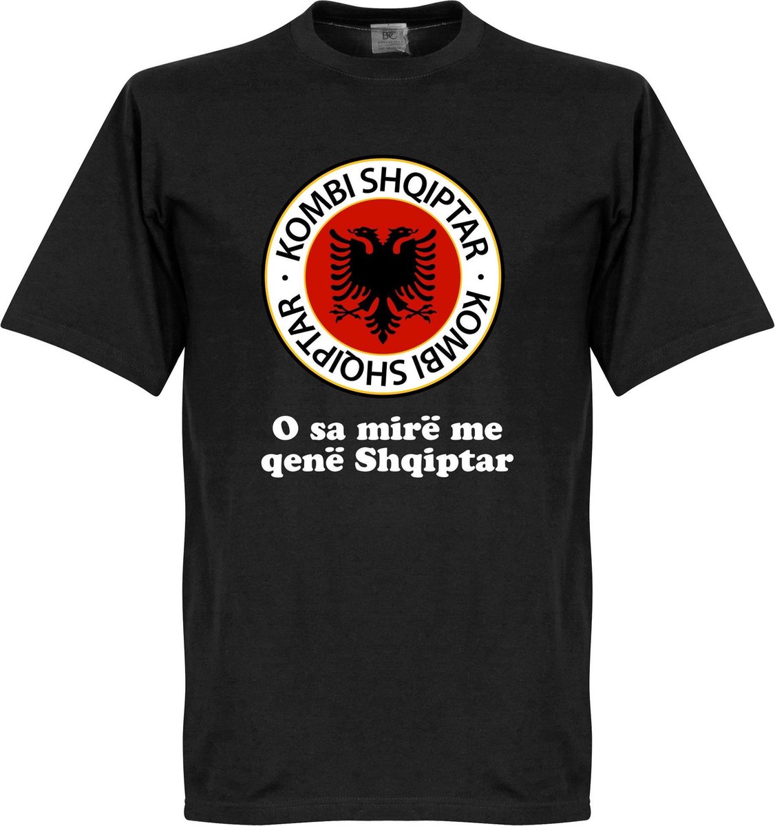 1126x1200-385 Albanië Logo Slogan T-Shirt - XL - Afbeelding 1