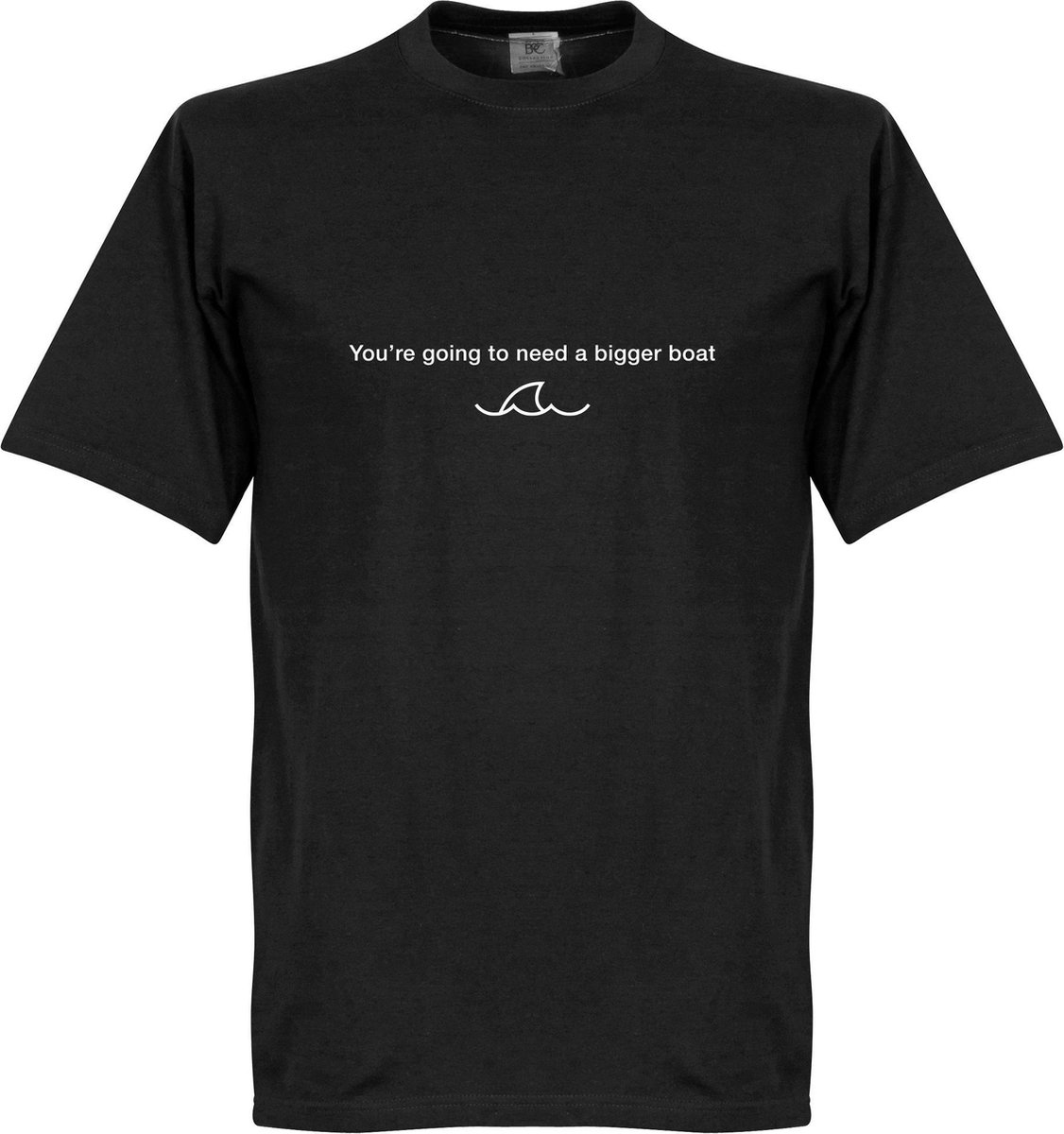 1126x1200-59 We're Going to Need a Bigger Boat T-Shirt - Zwart - M - Afbeelding 1