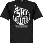 Ski Pluto Planet T-Shirt - S