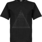 Alziend Oog T-Shirt - Zwart - XL