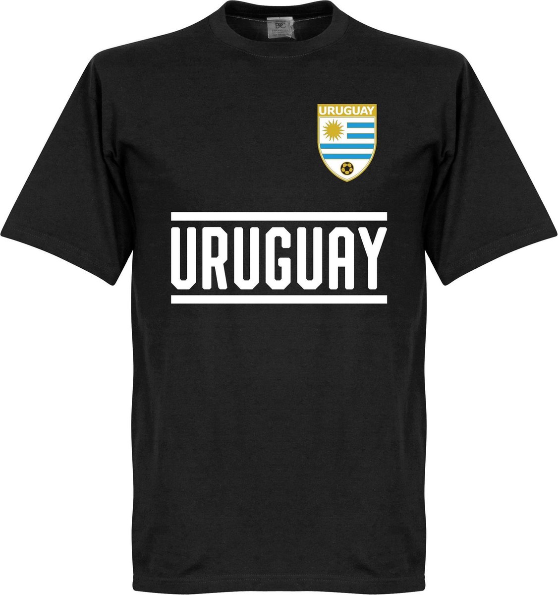 1126x1200-84 Uruguay Keeper Team T-Shirt - Zwart - XXXXL - Afbeelding 1
