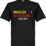 Brazilië - Duitsland 1-7 Scoreboard T-Shirt - XL