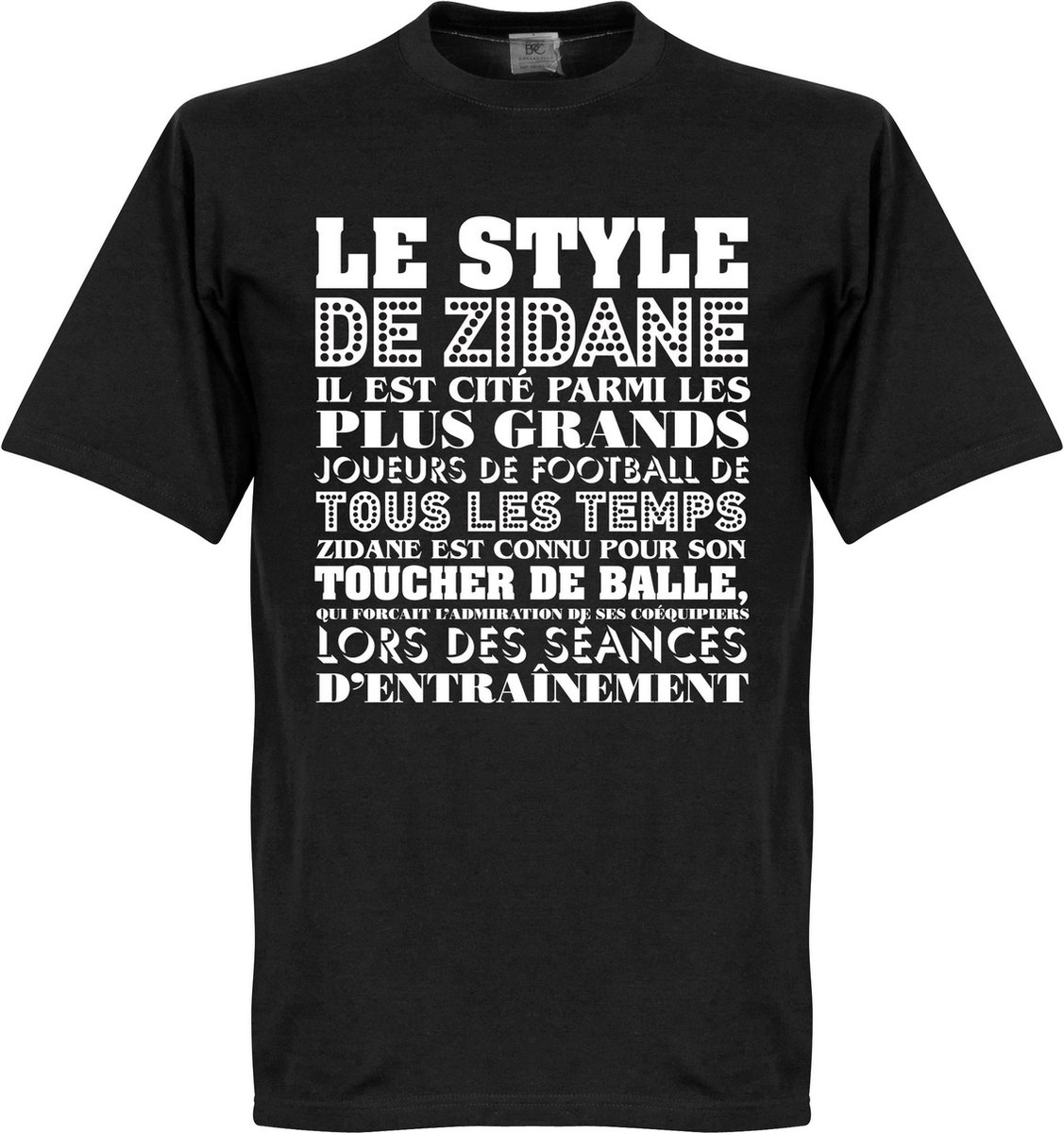1127x1200-45 Le Style De Zidane T-shirt - XL - Afbeelding 1