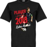 Modric Voetballer van het jaar 2018 T-Shirt - Zwart - S