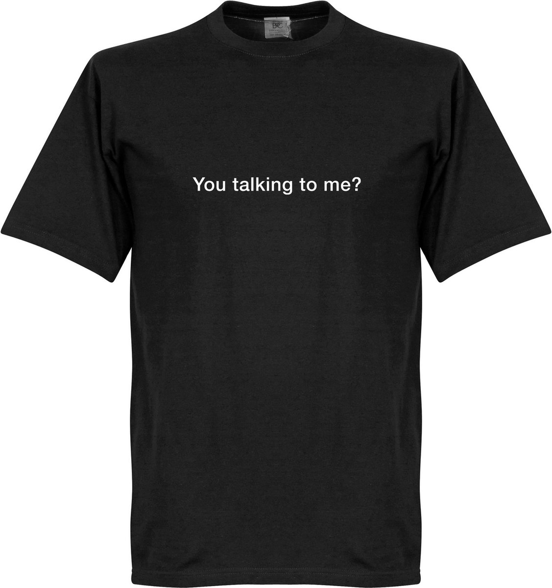 1127x1200-94 You Talking to Me? T-Shirt - Zwart - S - Afbeelding 1