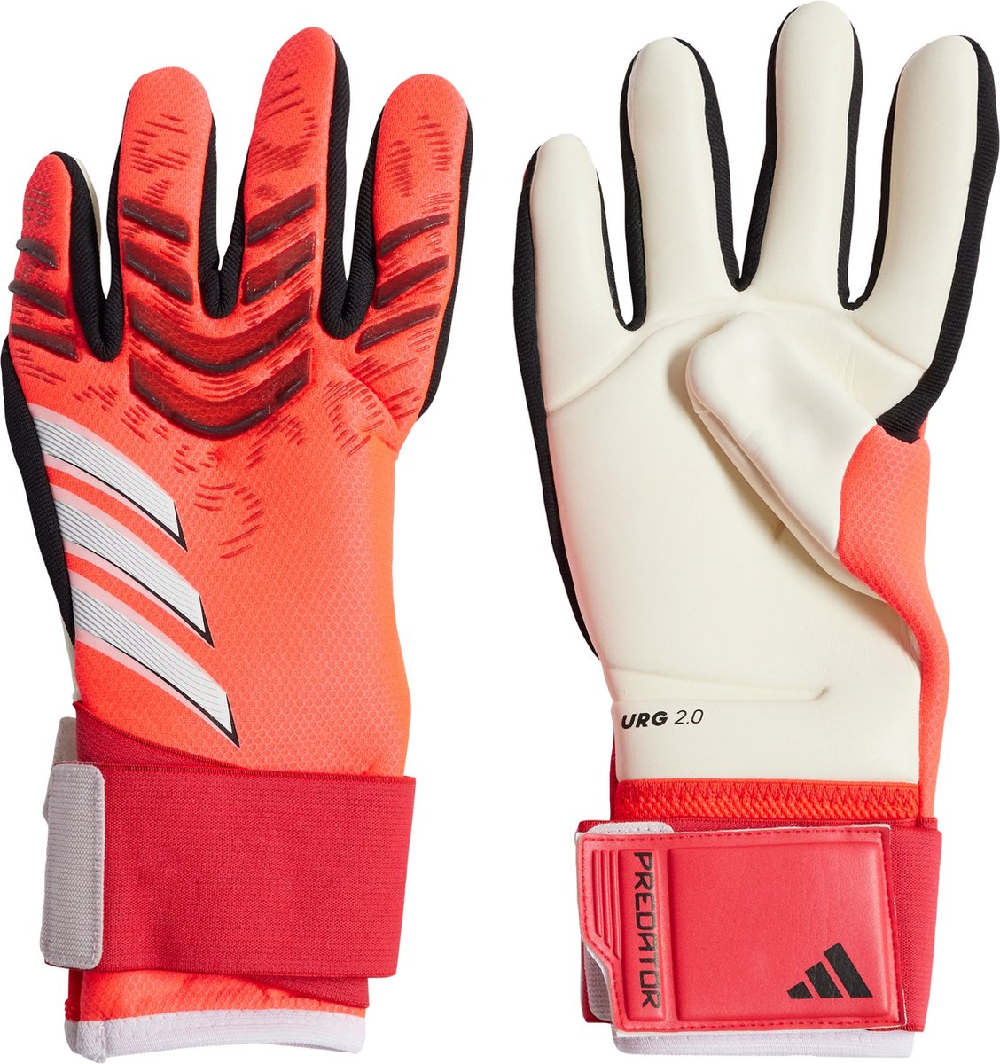 1128x1200-15 adidas Performance Predator Competition Keepershandschoenen - Unisex - Rood - Afbeelding 1
