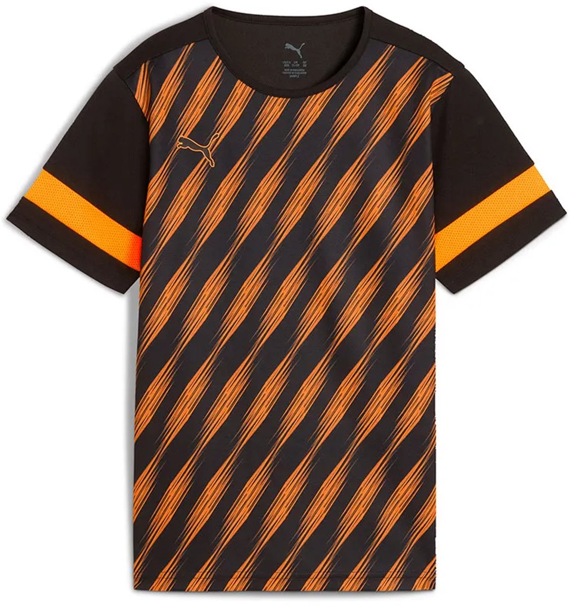 1129x1200-8 Puma Attacanto Graphic T-shirt Met Korte Mouwen Zwart 9-10 Years Jongens - Afbeelding 1