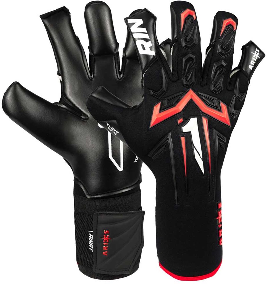 1130x1200-18 Rinat Aries X Turf Keepershandschoenen Zwart 5 - Afbeelding 1
