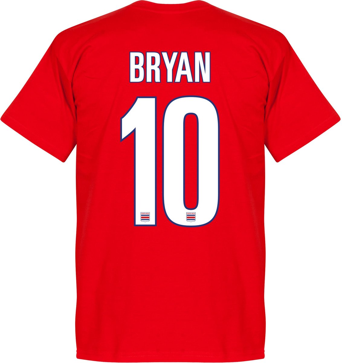 1132x1200-12 Costa Rica Bryan Team T-Shirt - Rood - L - Afbeelding 1