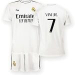 Real Madrid thuis tenue voor kinderen - maat 116 t/m 164 - Seizoen 2024/2025 - Real Madrid voetbaltenue kids - Wit