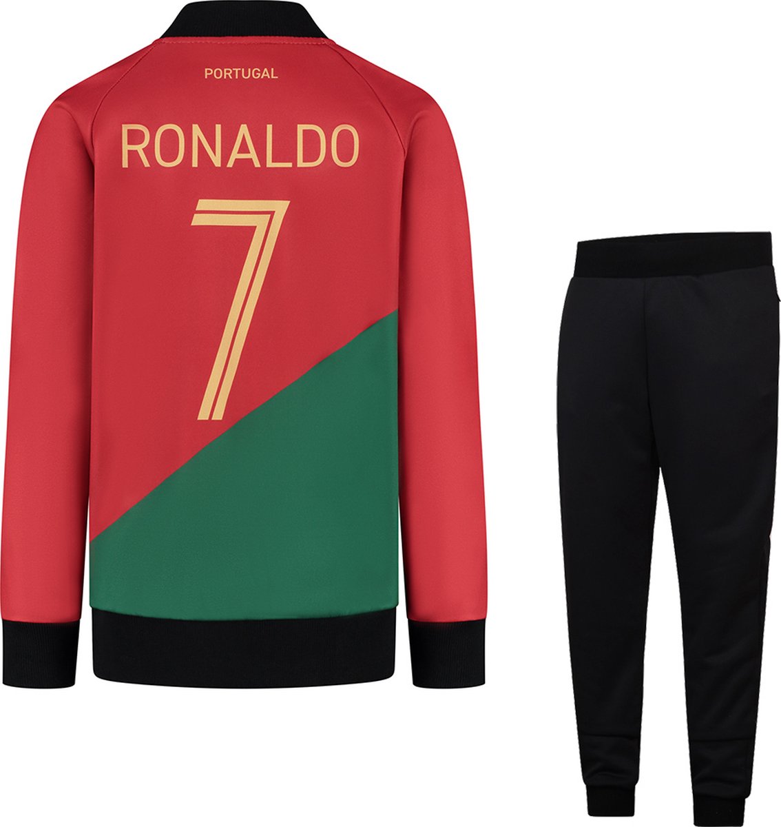 1134x1200-9 Ronaldo Portugal Trainingspak - Kind en Volwassenen-L - Afbeelding 1