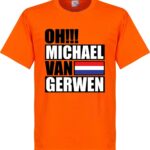Oh Michael van Gerwen T-Shirt - Oranje - S