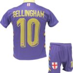 Bellingham Voetbalshirt en Broekje Engeland Voetbaltenue Uit - Maat 128