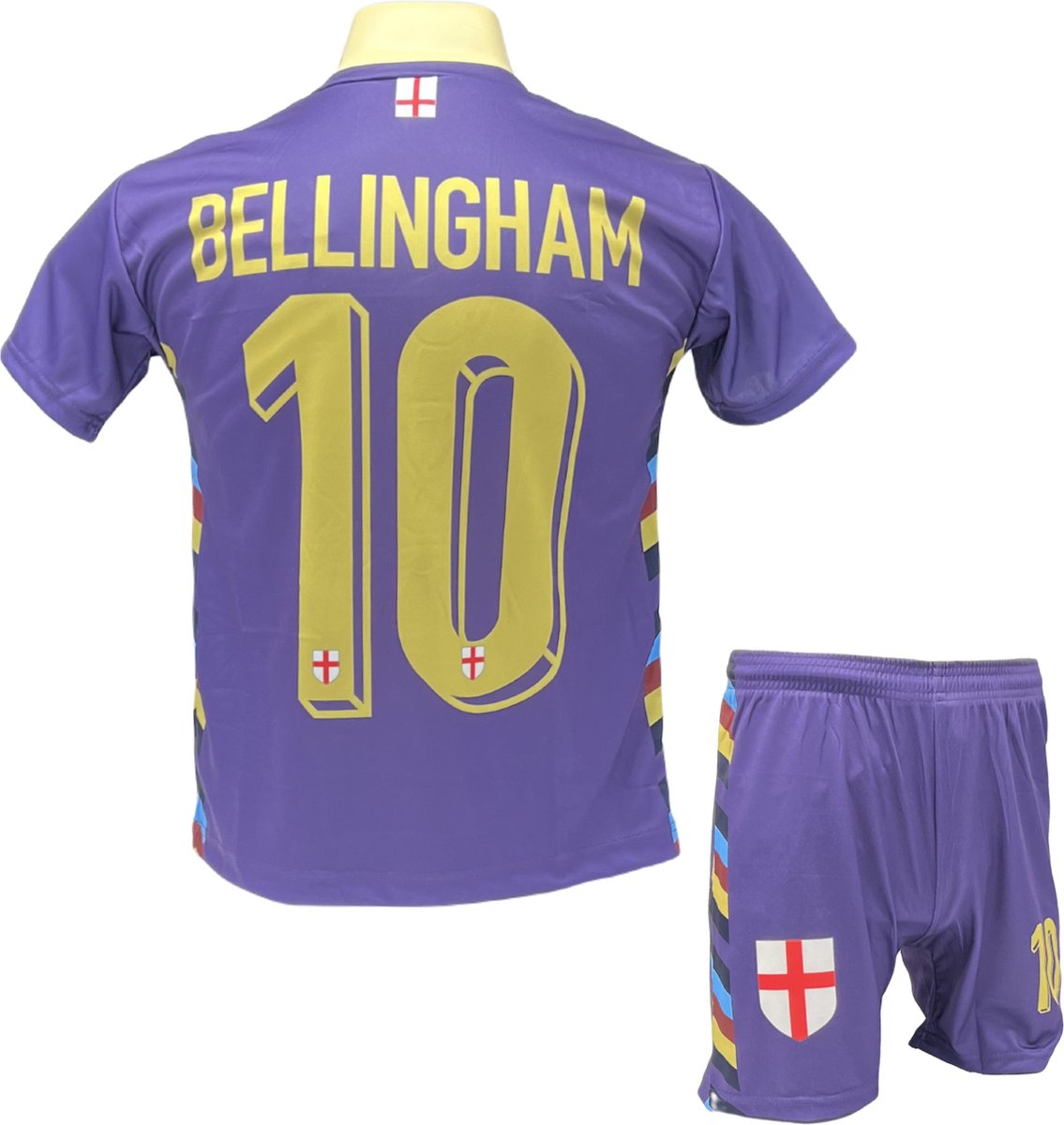 1135x1200-18 Bellingham Voetbalshirt en Broekje Engeland Voetbaltenue Uit - Maat 128 - Afbeelding 1