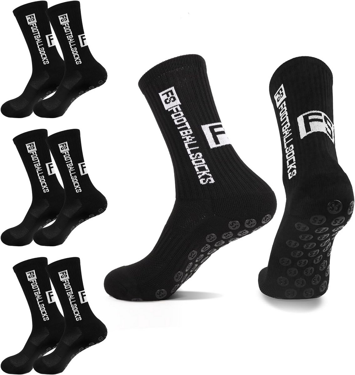 1135x1200-48 Grip Sokken Kinderen Antislip Sportsokken voor Voetbal en Basketbal - Afbeelding 1