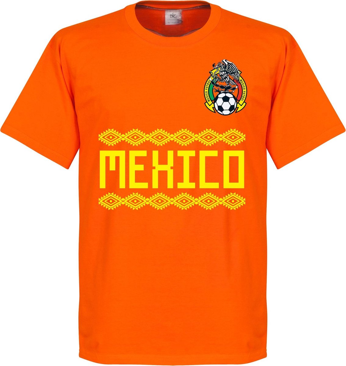 1135x1200-7 Mexico Keeper Team T-Shirt - Oranje - XXXXL - Afbeelding 1