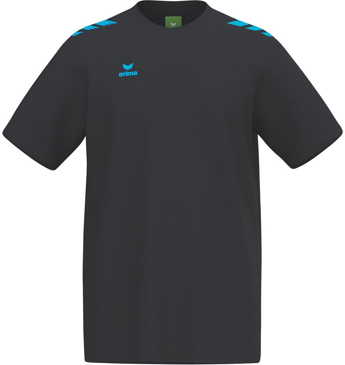 1136x1200-16 Erima Cmpt 3 Wings T-Shirt Heren - Zwart / Curaçao | Maat: 4XL - Afbeelding 1