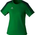 Erima Evo Star T-Shirt Dames - Groen | Maat: 34