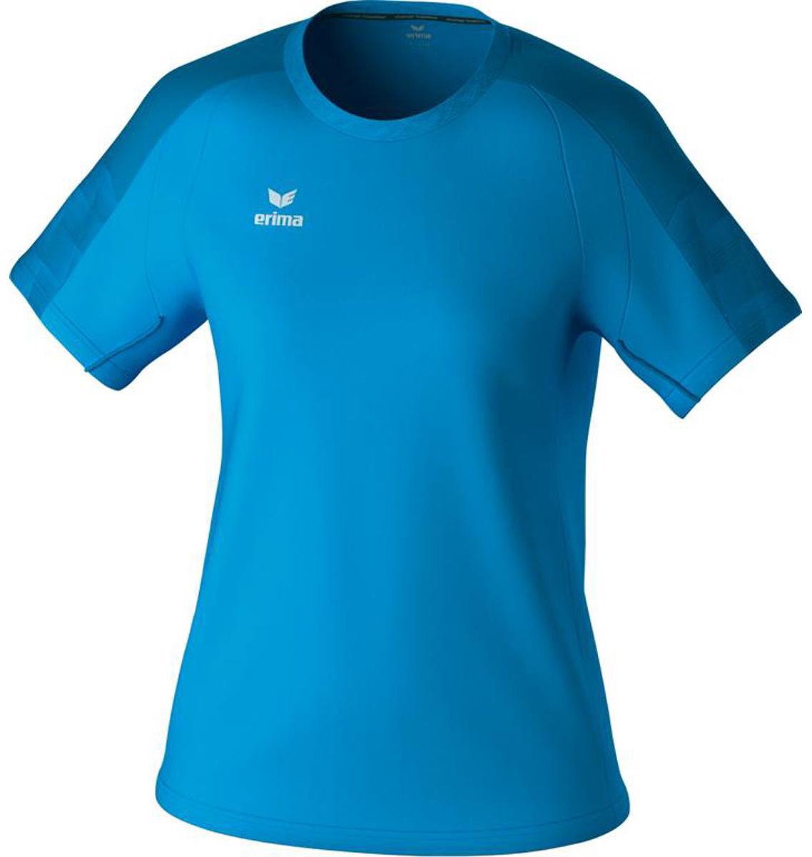 1138x1200-25 Erima Evo Star T-Shirt Dames - Lichtblauw / Mykonos | Maat: 36 - Afbeelding 1