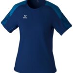 Erima Evo Star T-Shirt Dames - Marine / Mykonos | Maat: 38