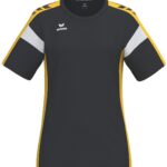Erima Celebrate 125 T-Shirt Dames - Zwart / Geel | Maat: 44