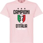 Campioni D'Italia 37 T-Shirt - Roze - M