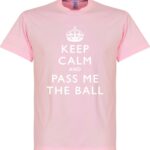 Keep Calm And Pass The Ball T-Shirt - L