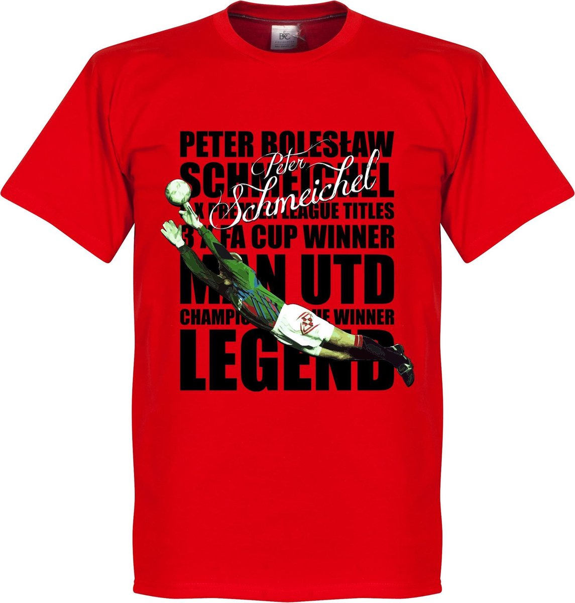 1145x1200-100 Schmeichel Legend T-Shirt - XL - Afbeelding 1