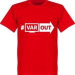 VARout T-Shirt - Rood/ Wit - L
