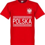 Polen Team T-Shirt - Rood - XL