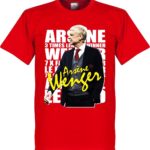 Arsene Wenger Legend T-Shirt - Rood - XXL