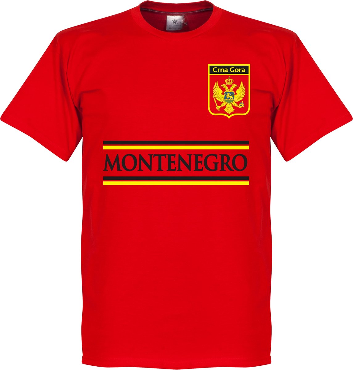 1145x1200-142 Montenegro Team T-Shirt - S - Afbeelding 1