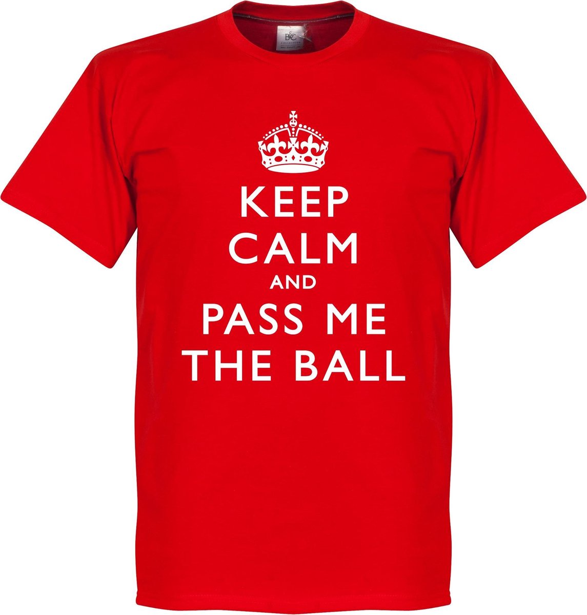 1145x1200-148 Keep Calm And Pass The Ball T-Shirt - XL - Afbeelding 1