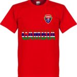 Gambia Team T-Shirt - Rood - XS