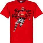 Pogba Script T-Shirt - Rood - L