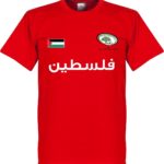 Palestina Football T-Shirt - Rood - XXL