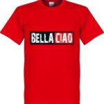Bella Ciao T-Shirt - Rood - L